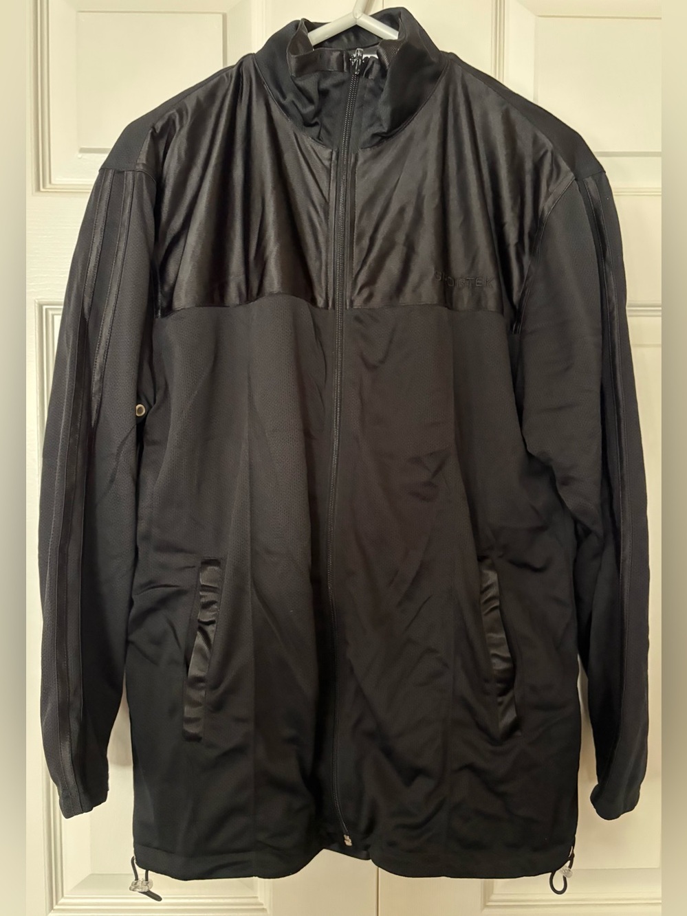 Sportek Black Track Jacket